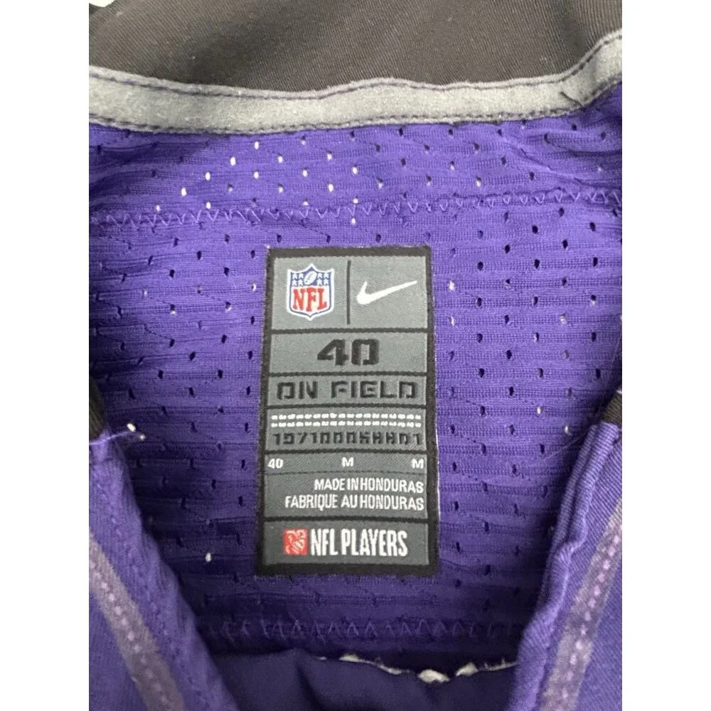 Nike On Field 2012 Vapor Elite Ray Rice Baltimore Ravens NFL Jersey‎ 40 Mens M